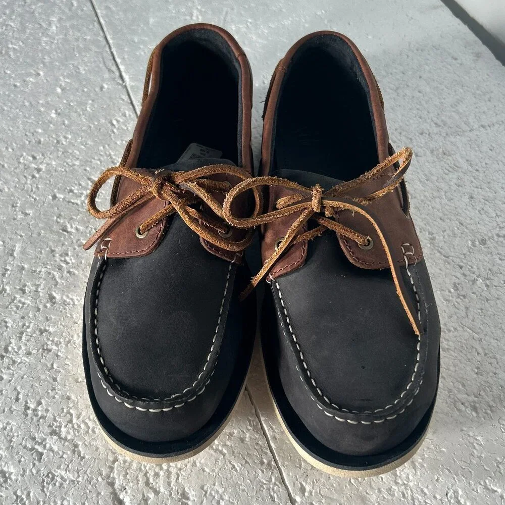 Clarks SZ10 Mens Deck Boat Shoe Leather Wardrobe Staple Preppy Academia Old $